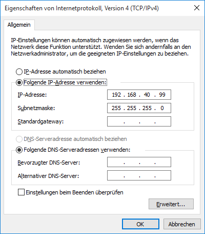 Windows 11 Network Settings Edit IPv4 settings dialog
