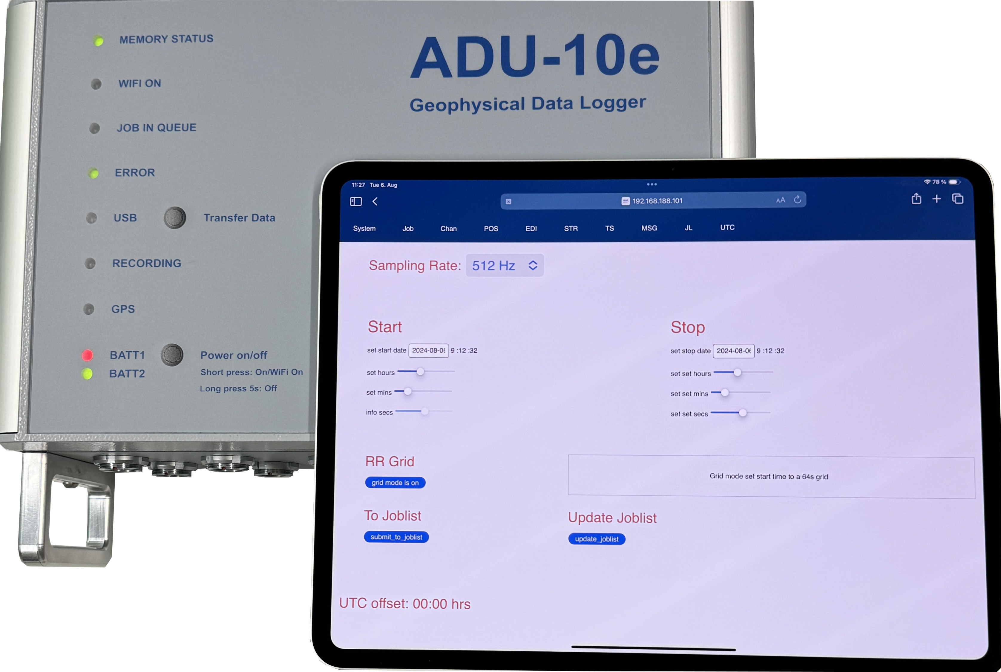 ADU Front Panel