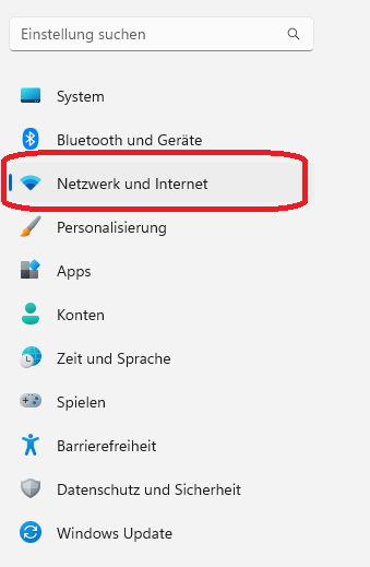 Windows Network Settings