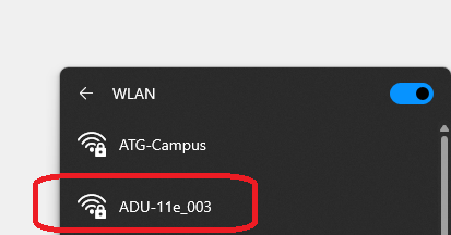 ADU WiFi SSID